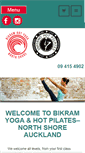 Mobile Screenshot of bikramyoganz.co.nz